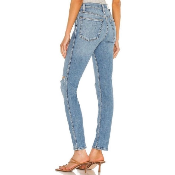 RE/DONE Jeans Women’s Size 24 Originals 80s Slim Straight in Brisk Blue - Picture 4 of 15